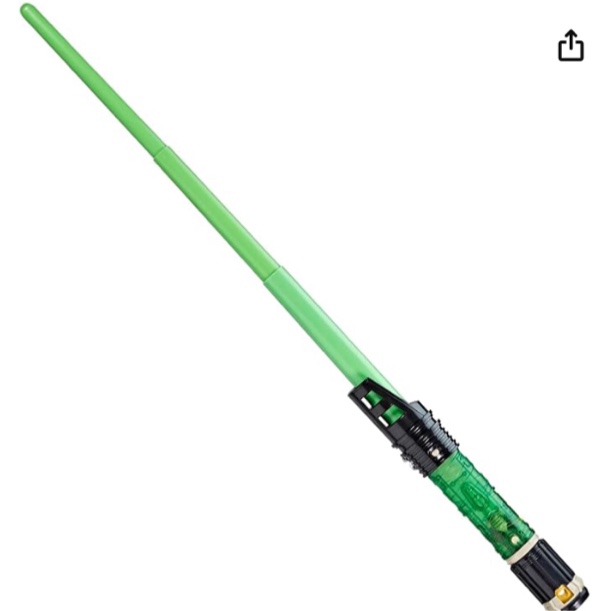 STAR WARS Lightsaber Forge Kyber Core Luke Skywalker, Officially Licensed Green Customizable Lightsaber, Toys for 4 Year Old Boys and Girls