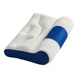 PRETXORVE Cervical Memory Foam Pillow Ergonomic Cotton Pillow Sleep Enhancing Cervical Support Comfort Cotton Pillow Enhancing