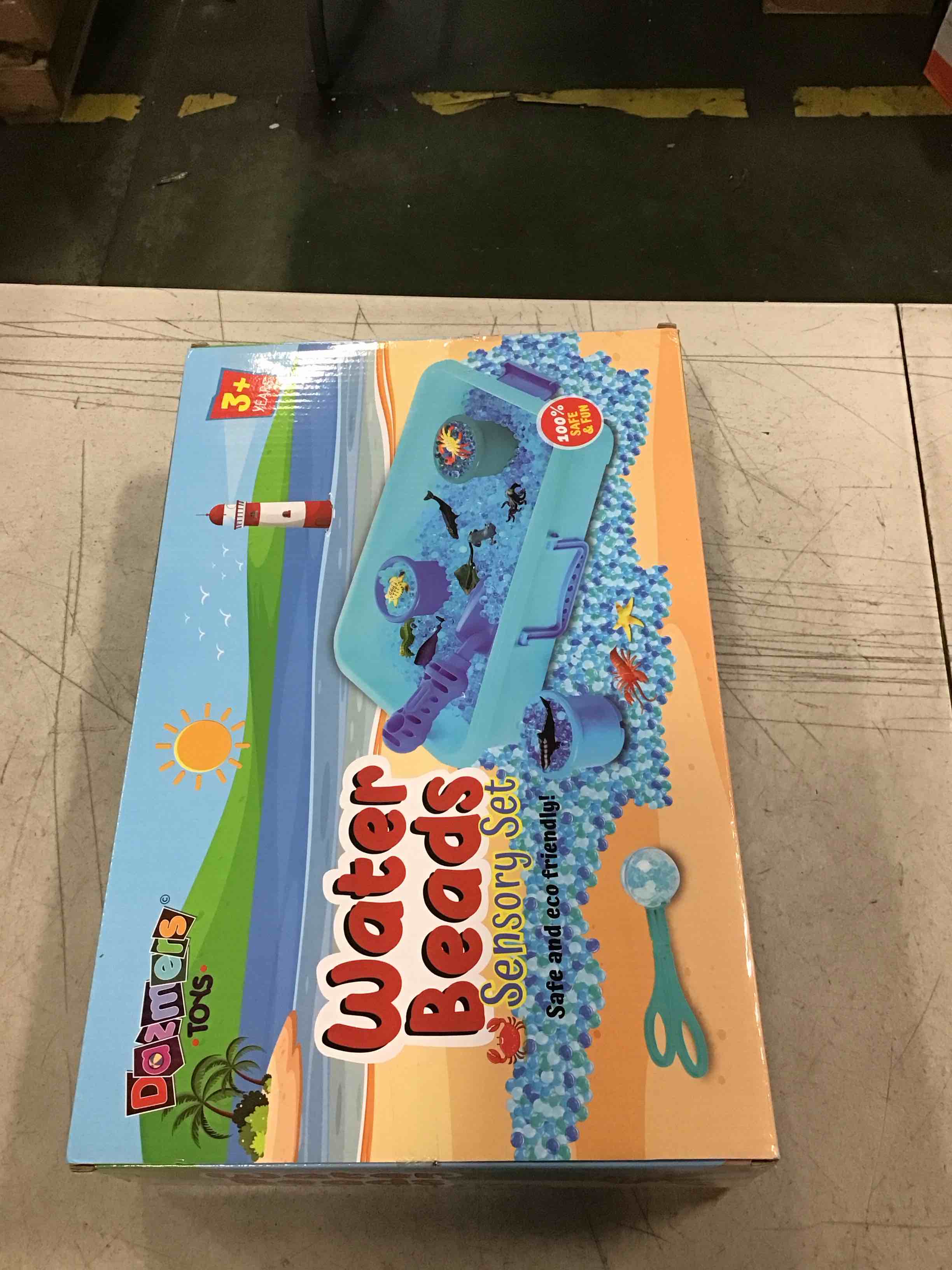 DAZMERS Water Beads Play Set - Sensory Bin Toys For Kids With Sea Animals by Dricka