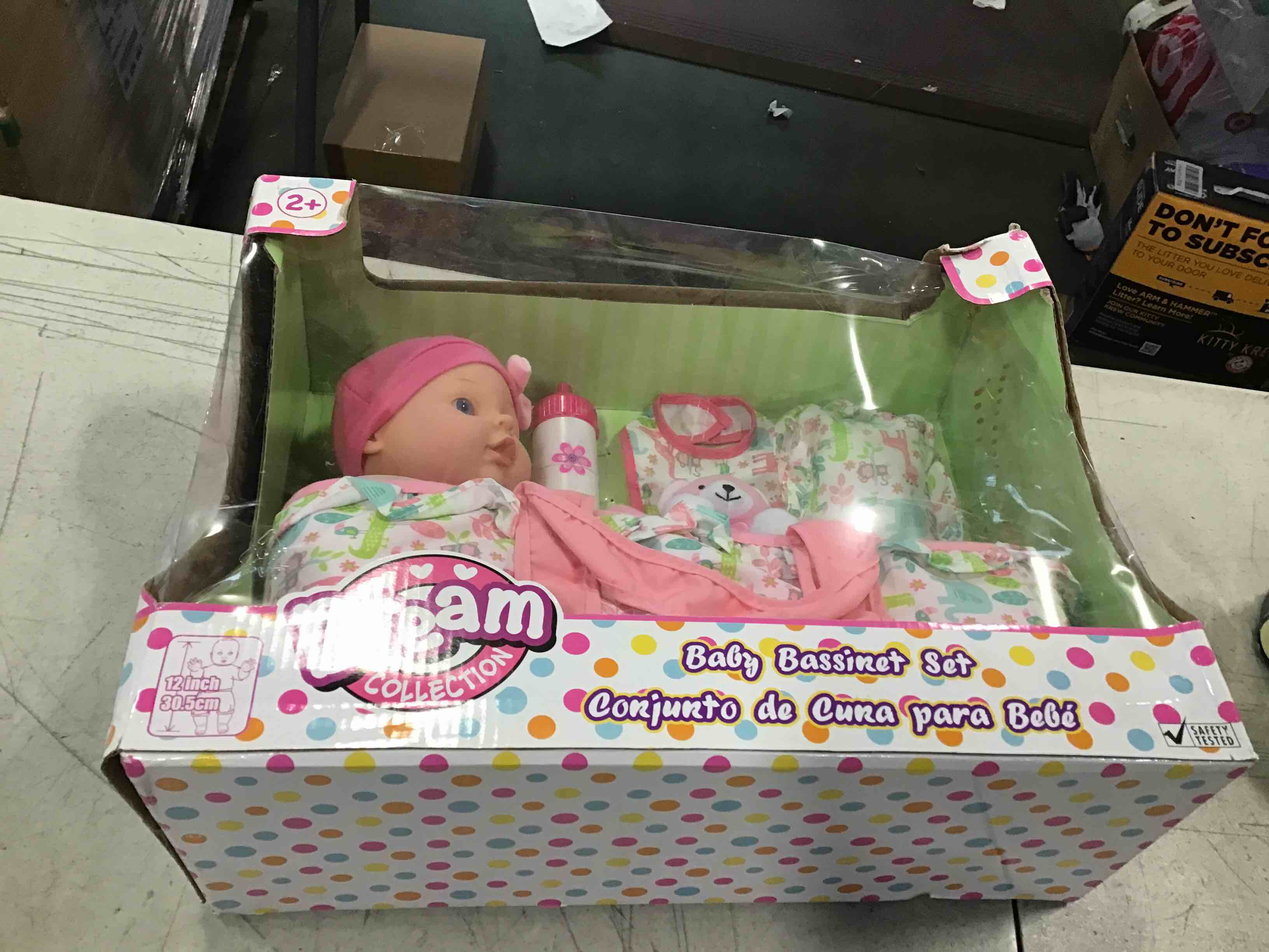 LOLLIPOP TOYS dream collection baby bassinet set  with doll
