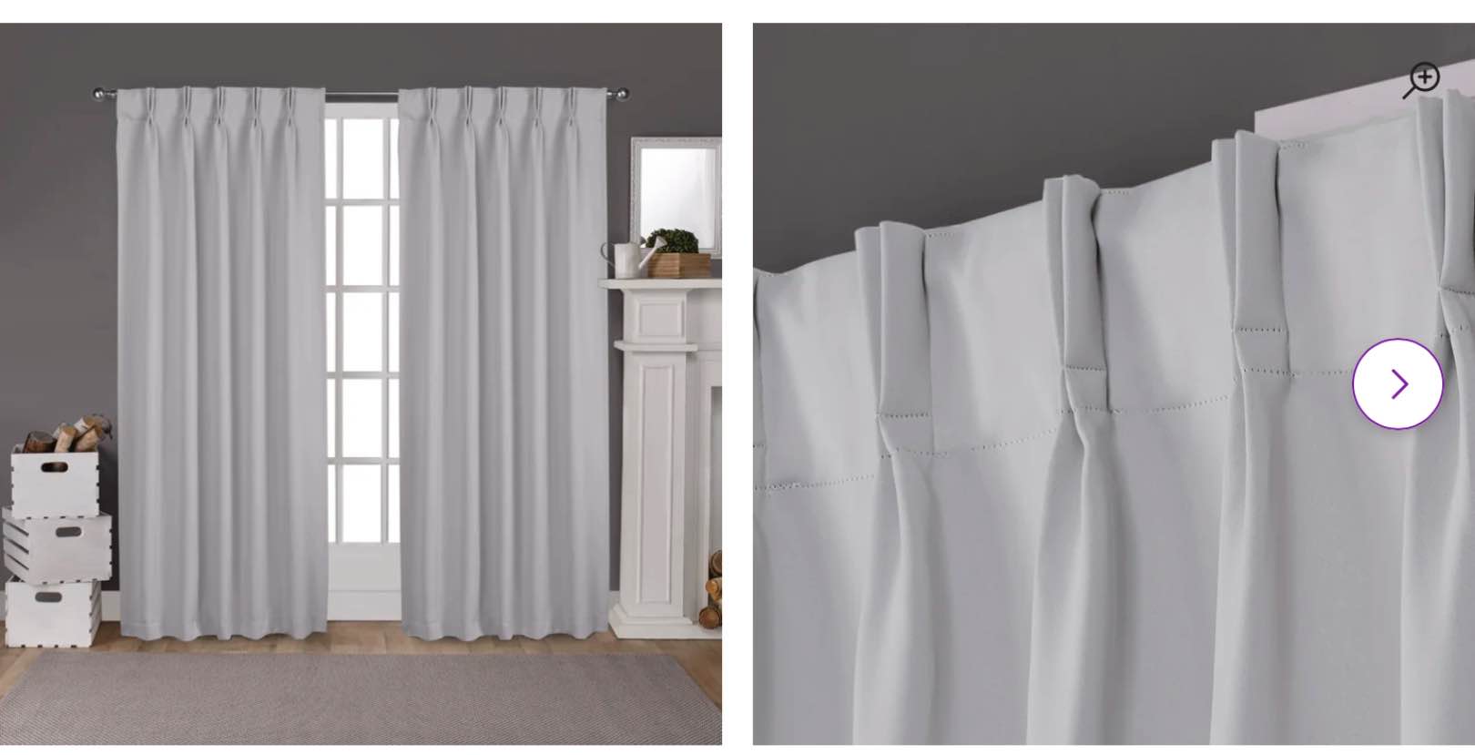 Sateen Room Darkening Curtain Pair (Set of 2)