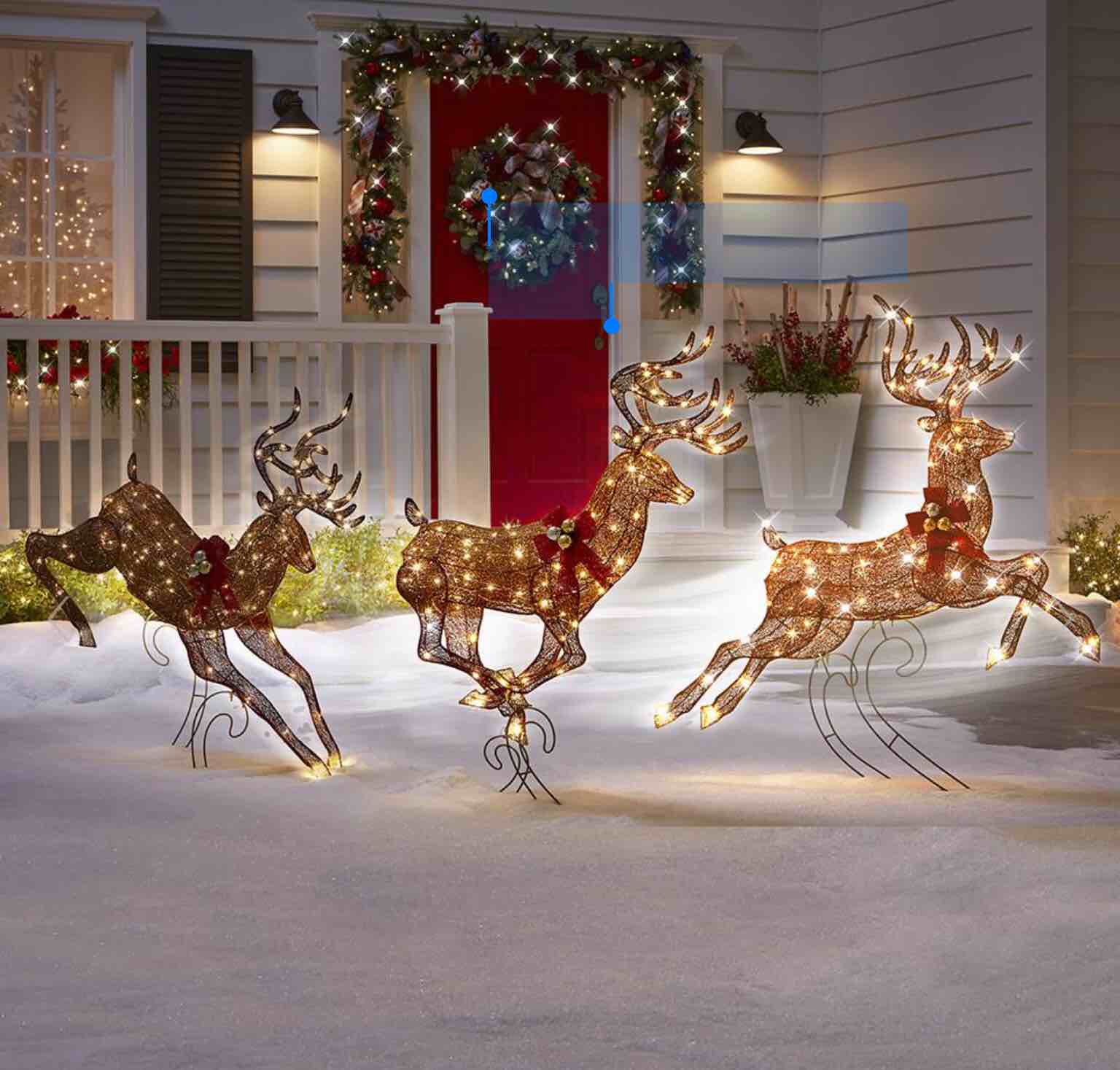 The Choreographed Illuminated Galloping Reindeer