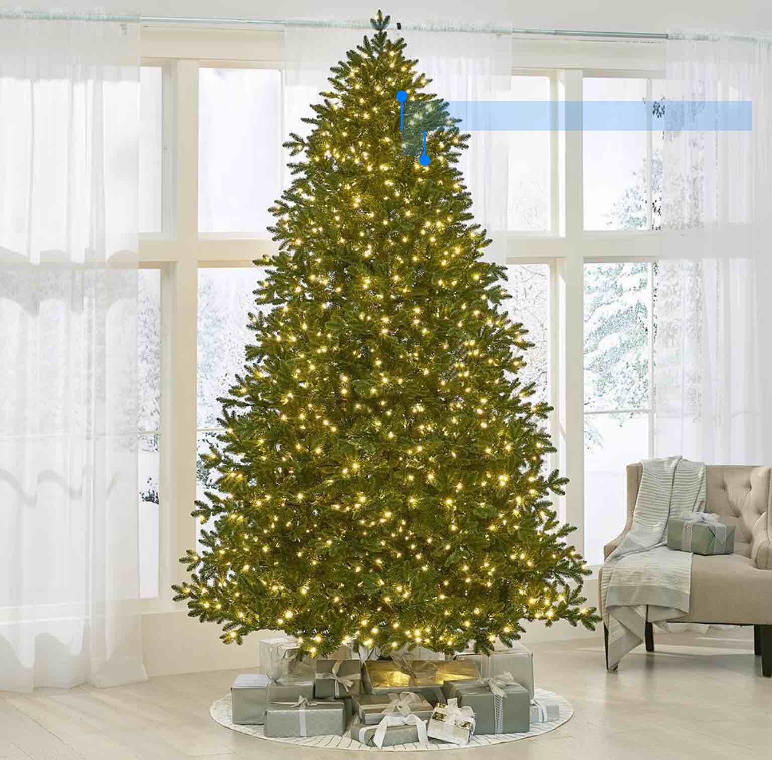 The World's Best Prelit LED Noble Fir