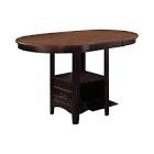 Lavon Oval Counter Height Table Espresso