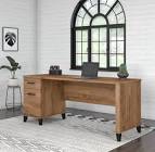 Magomed 72W L Shaped Desk With Storage In Storm Gray Piece 2 box 2 of 2 (incomplete)