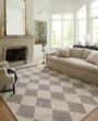 Chris Loves Julia x Loloi Francis Wool Beige / Charcoal Rug