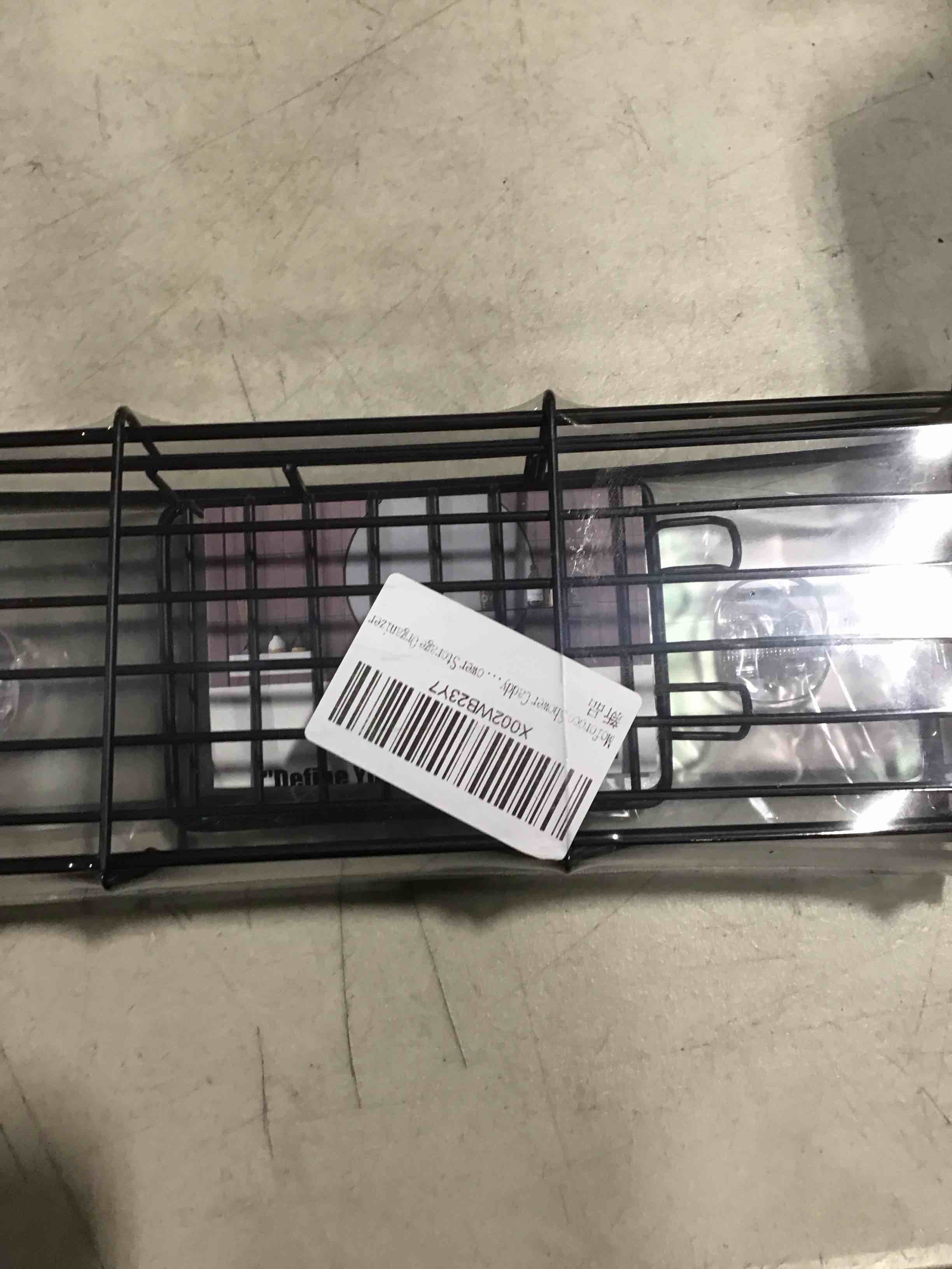 Moforoco 3-Pack Shower Caddy Basket Shelf with Soap Holder, No Drilling Traceless Adhesive Shower Wall Shelves, Rustproof Black Bathroom Shower Storage Organizer