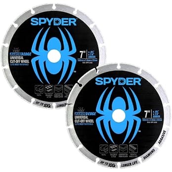 spider 7in universal cut off wheel