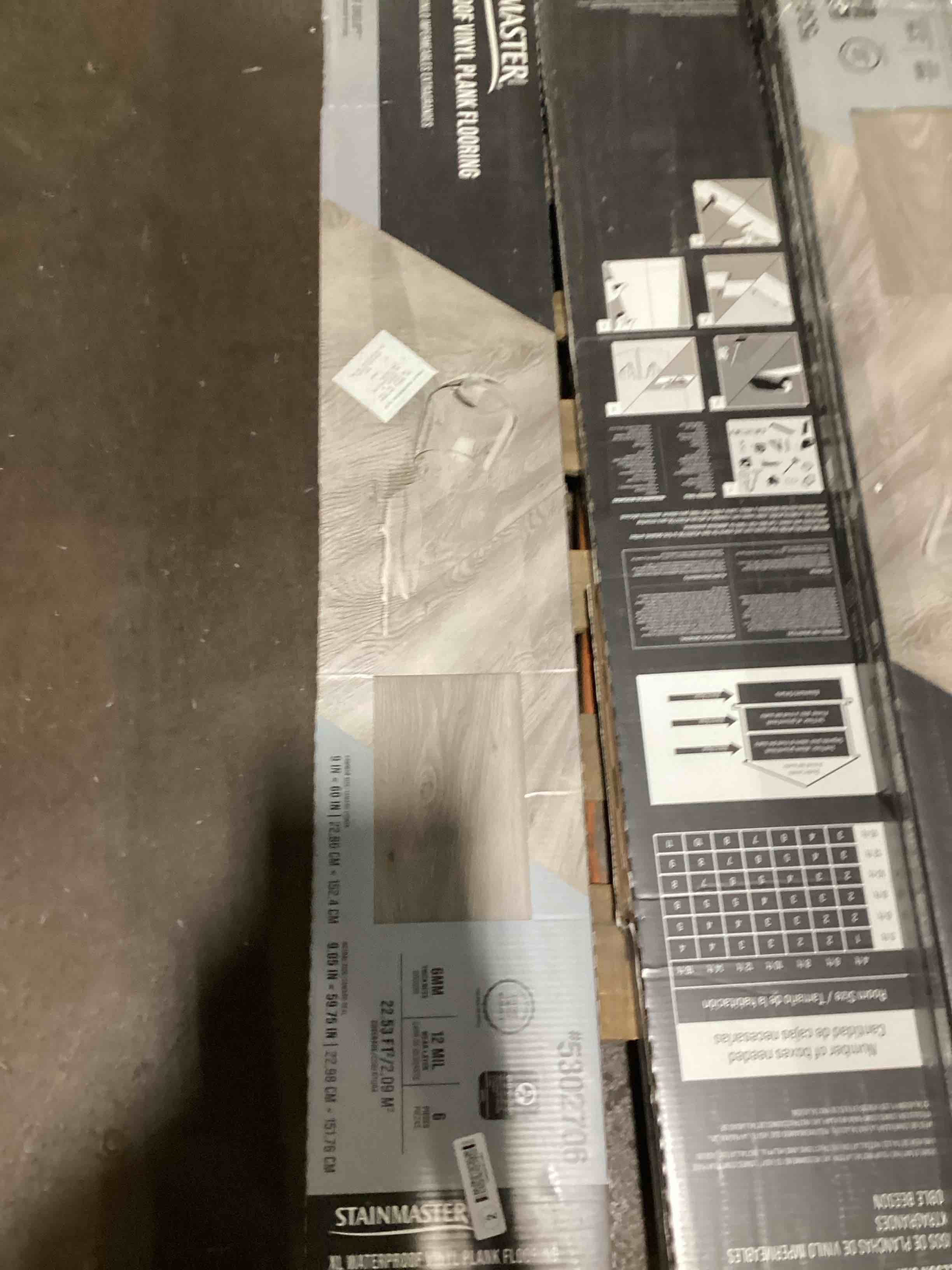 ATOPOSE Vinyl Flooring Peel and Stick Waterproof | Wood Grain Vinyl Plank Flooring | 36-Pack 54 Sq.Ft | Dark Grey | Self-Adhesive DIY Installation for Bathroom Kitchen Indoor Area Residential