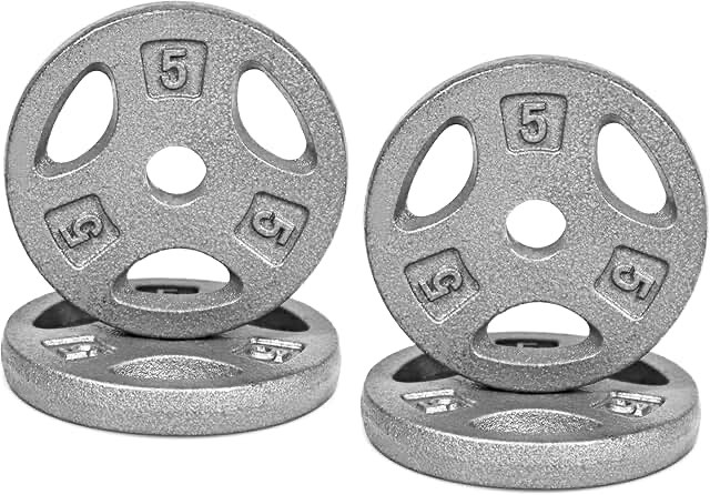 cap weights round 5 lb set of 2