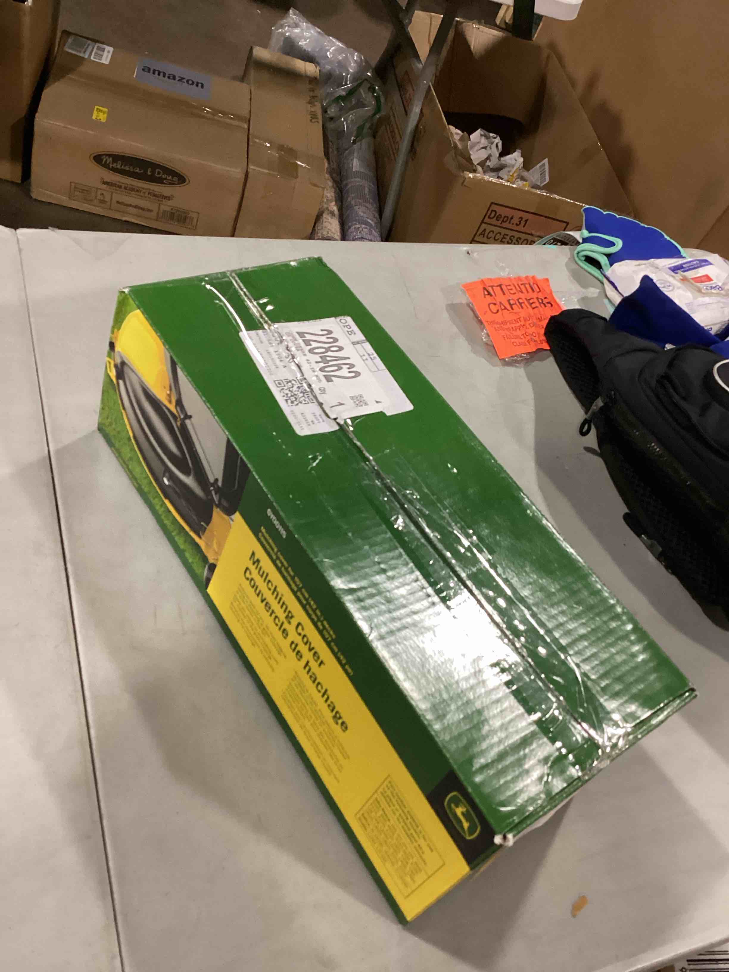 John deer mulching cover