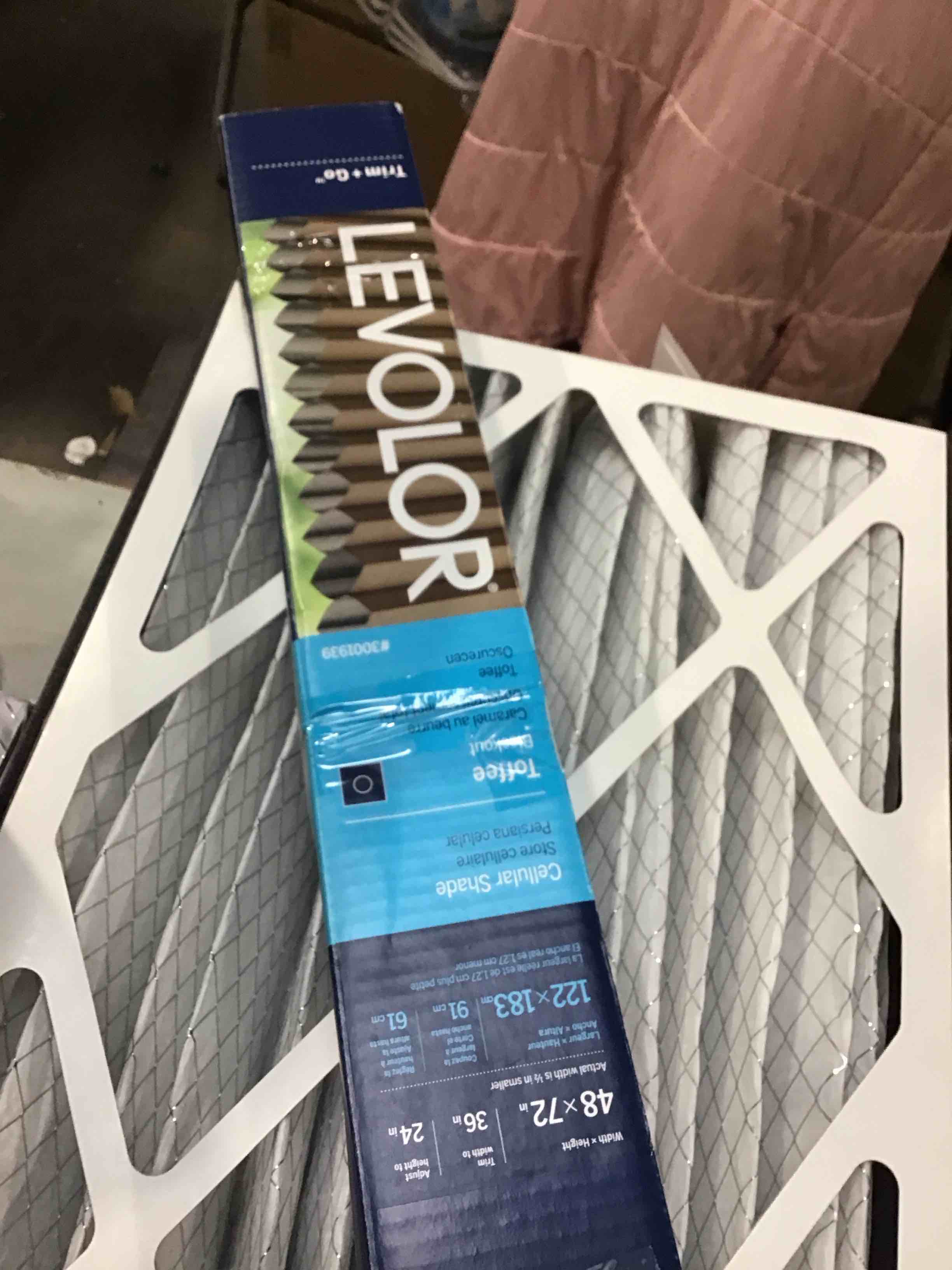 levelor toffee cellular shade