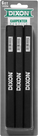 DIXION CARPENTER PENCILS YELLOW 10ct