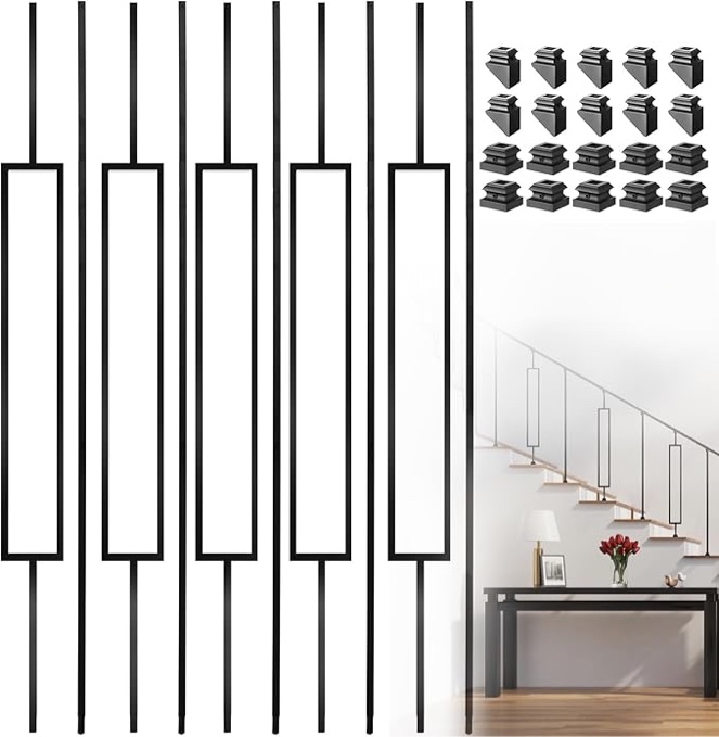 IRON BALUSTER SINGLE RECTANGLE 
