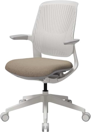 Ezioma Mid Centry Modern Faux  Leather Tilting Criss Cross Office Chair