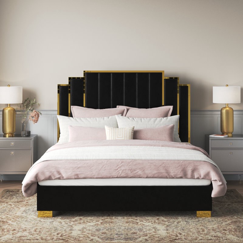 Duncanville upholstered platform bed 