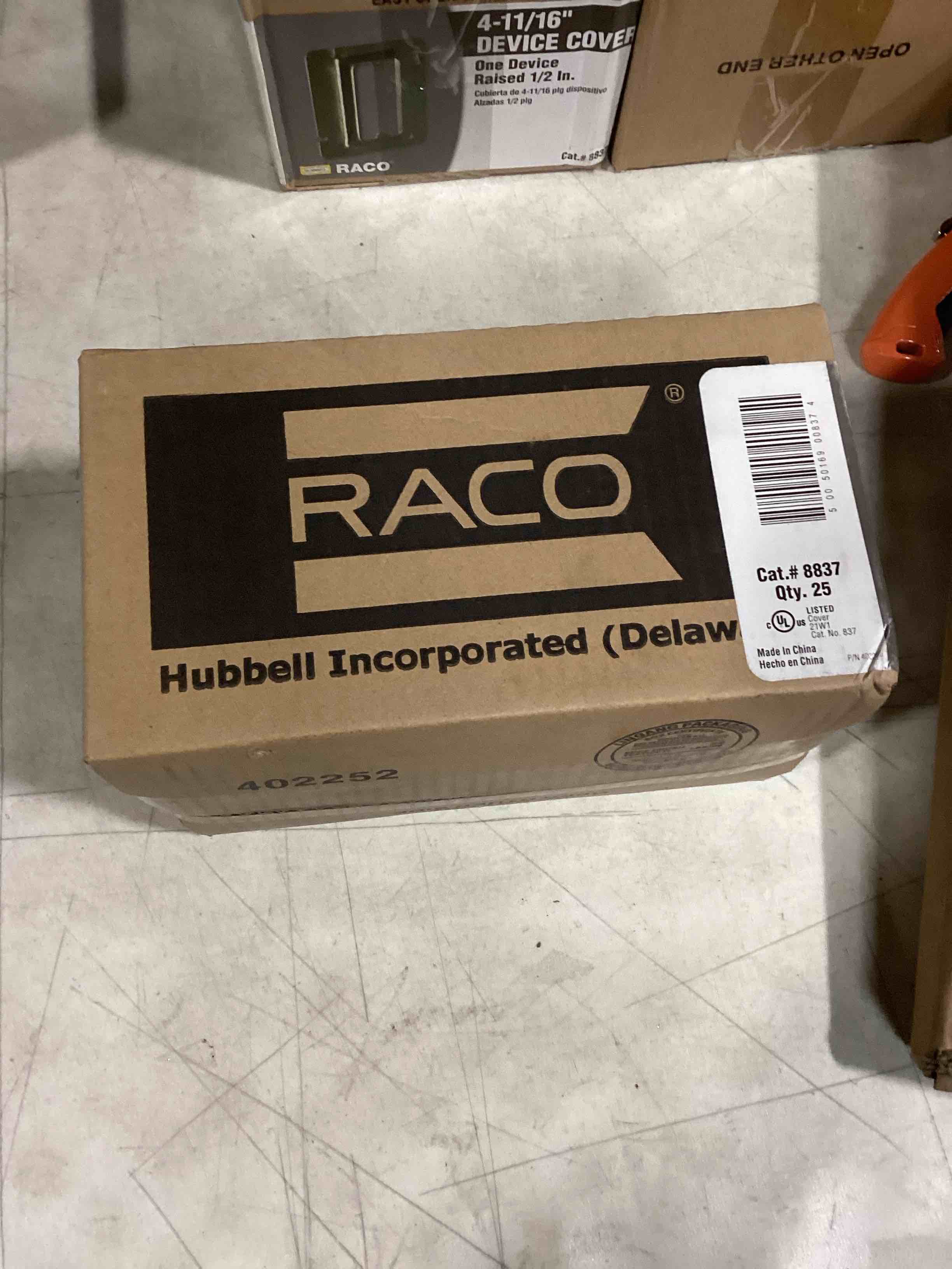 taco 4-11/16 device cover one device 1/2in