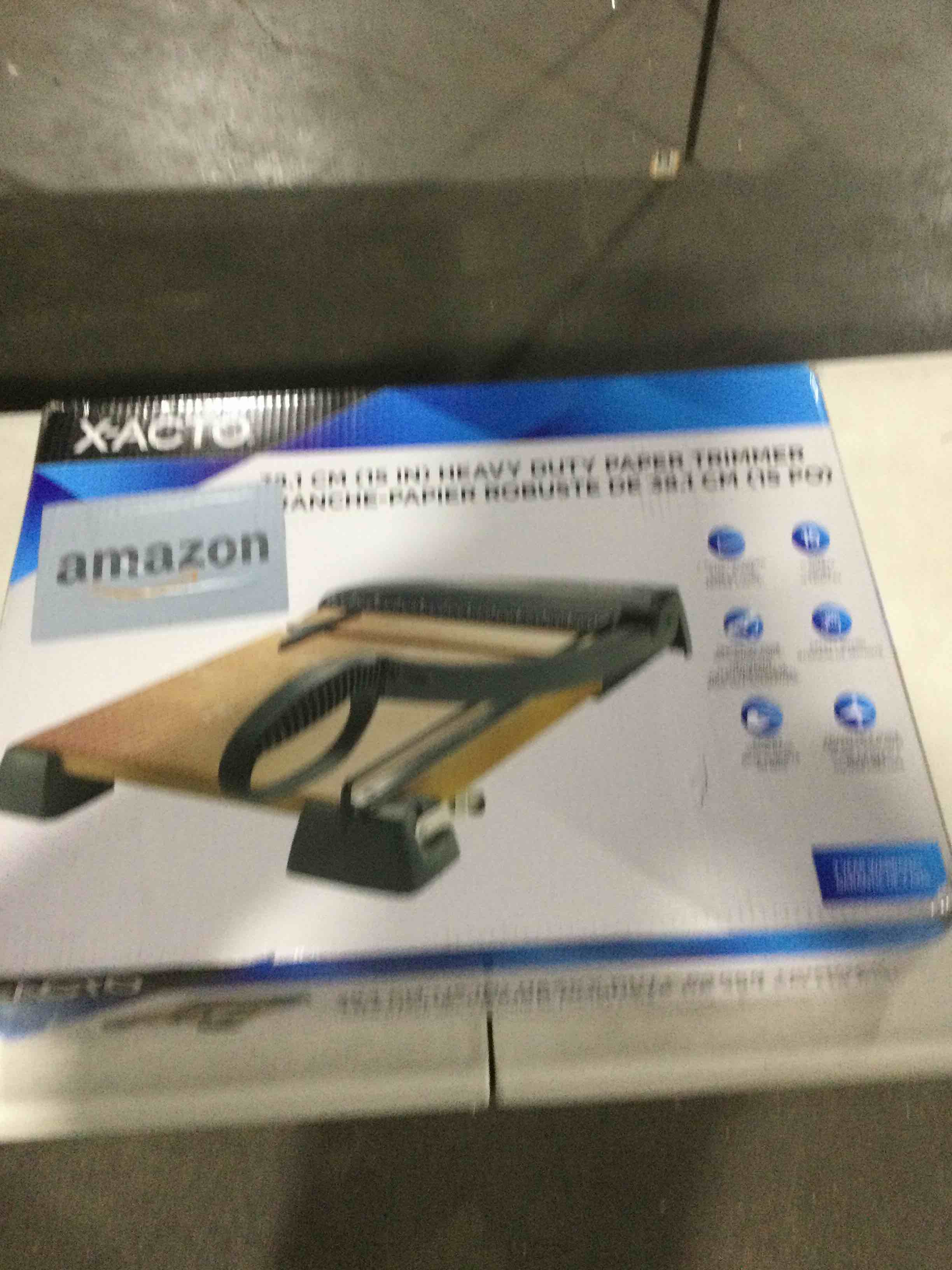 Westcott 18'' TrimAir Wood Guillotine Paper Cutter & Paper Trimmer, 30 Sheet (15108)