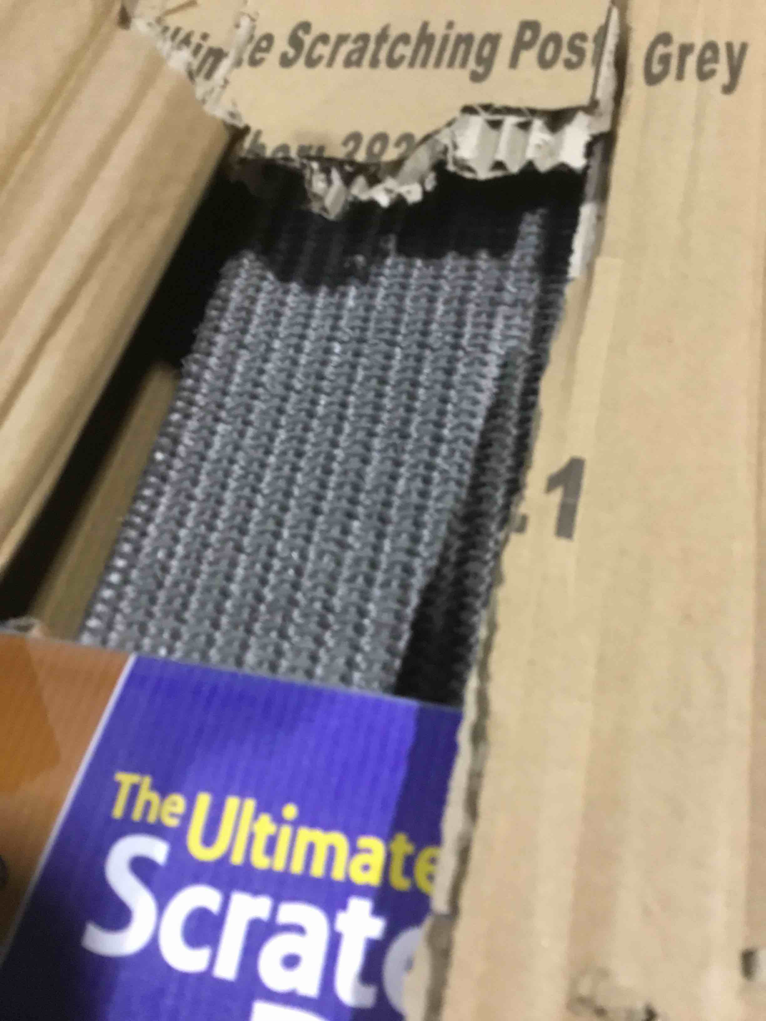 MECOOL Cat Scratching Post Premium Basics Kitten Scratcher Sisal Scratch Posts with Hanging Ball 22in for Kittens or Smaller Cats (22 inches for Kitten, Beige)