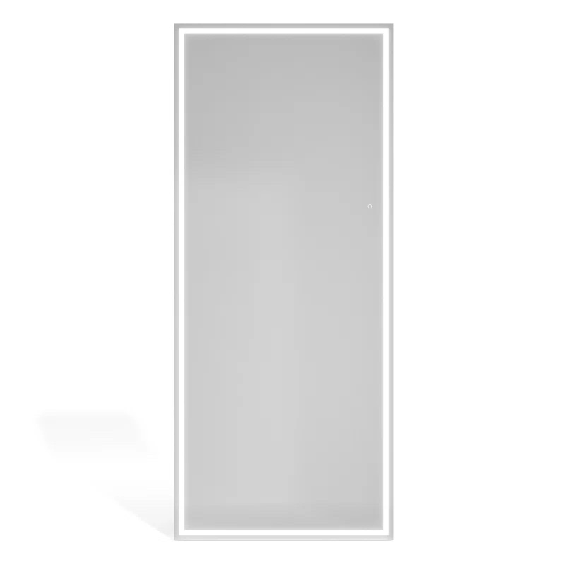 Ivy Bronx Modern & Contemporary Lighted Full-Length Mirror with Tempered Glass