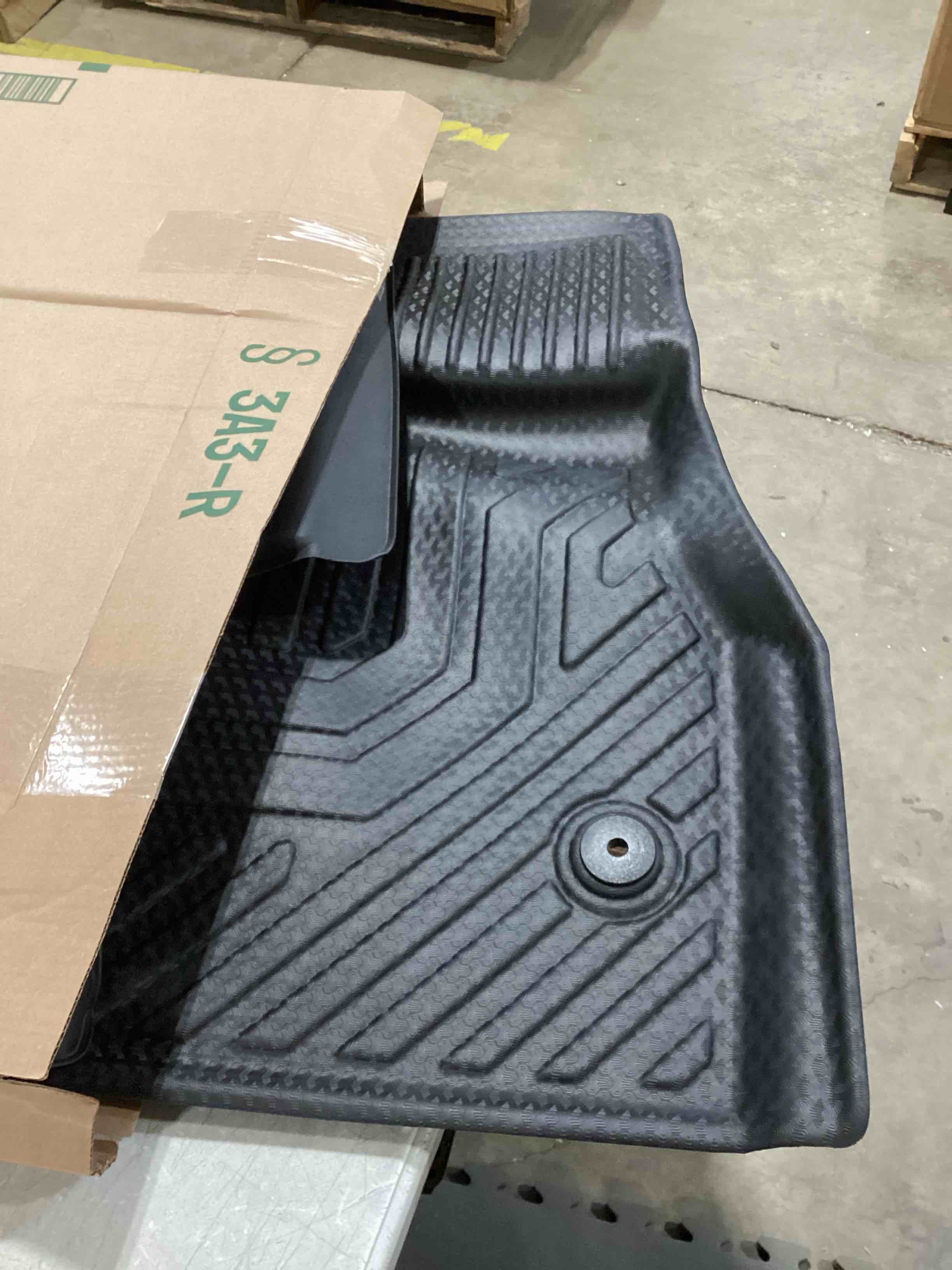 Mixsuper 1st Row Floor Mats Compatible with 2020-2023 Chevrolet Corvette C8 All Weather Custom Fit Floor Liners First Row Mat Liner Set Black