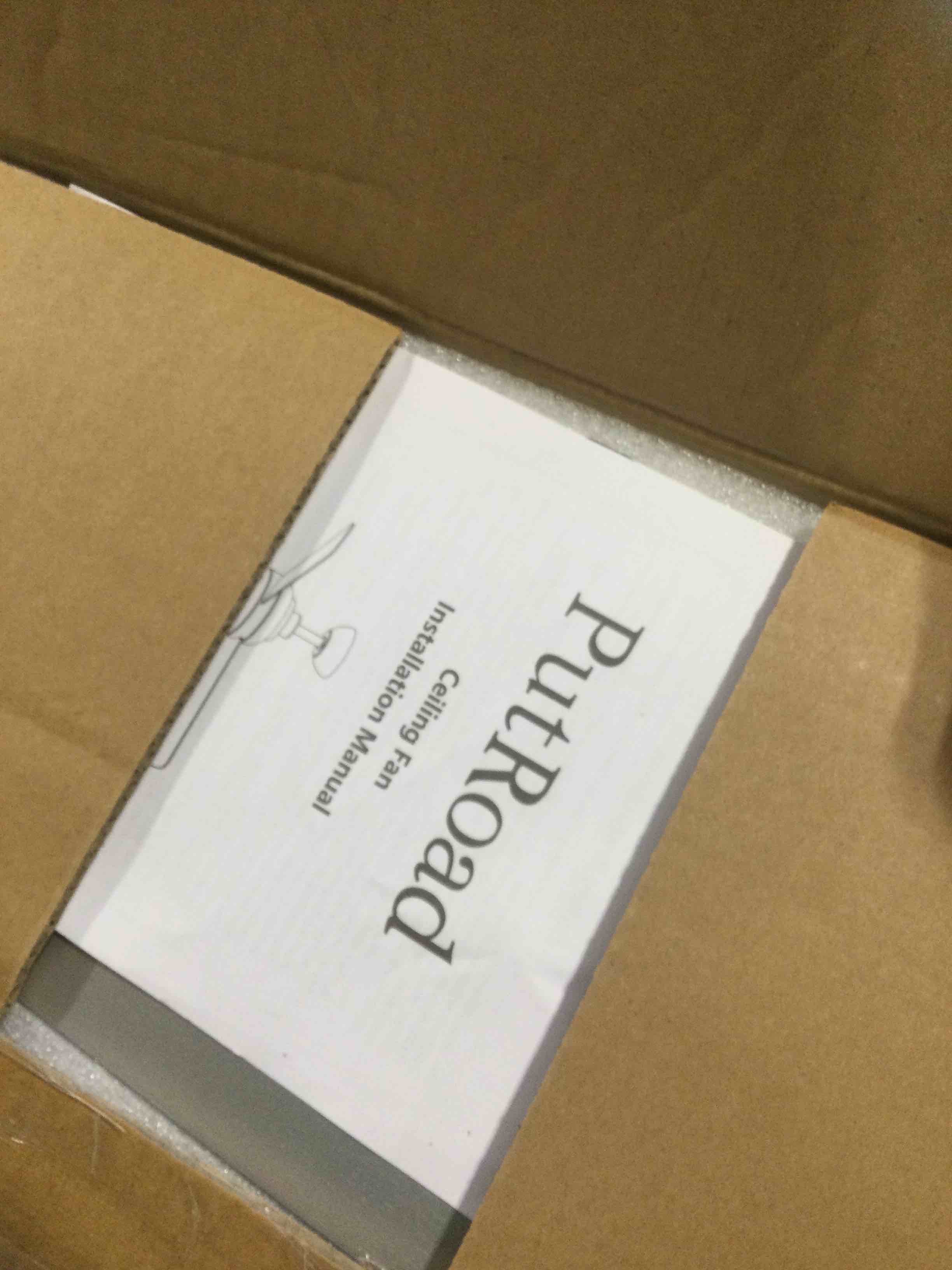 52" Wood Ceiling Fans, (with Light with Remote Control) with 3 Solid Wood Blades, Wooden Ceiling Fan for Indoor and Outdoor use, Suitable for Living Room, Dining Room, Patio and More.