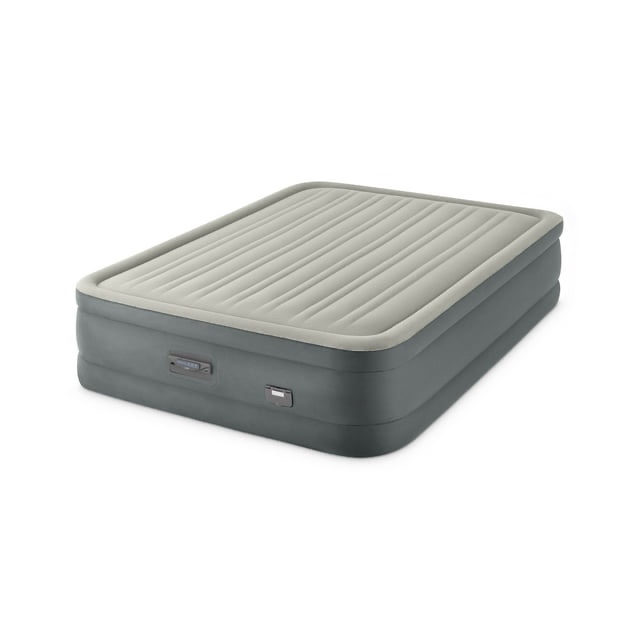 Intex PremAire Dream Support Fiber Tech Air Mattress with Built-In Pump