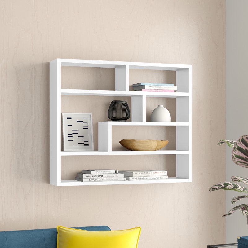 Gipe 7 Piece Cubby Shelf