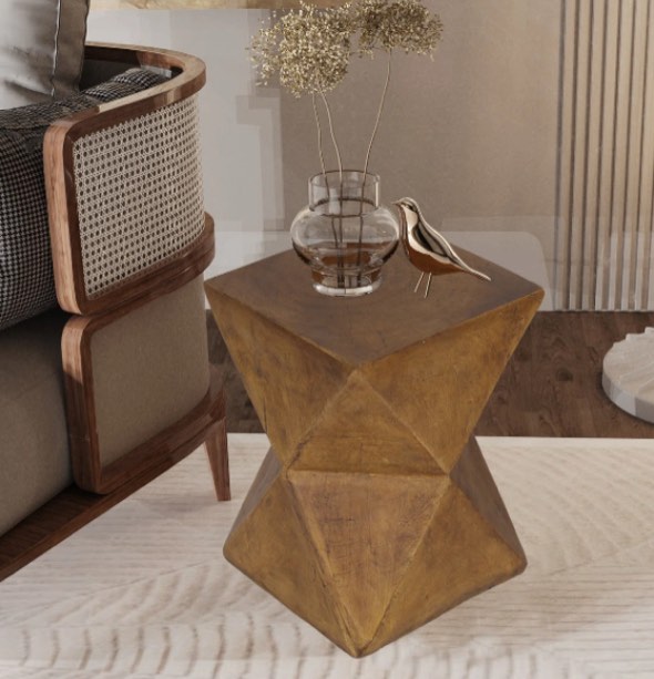 Lamberton Concrete Block End Table