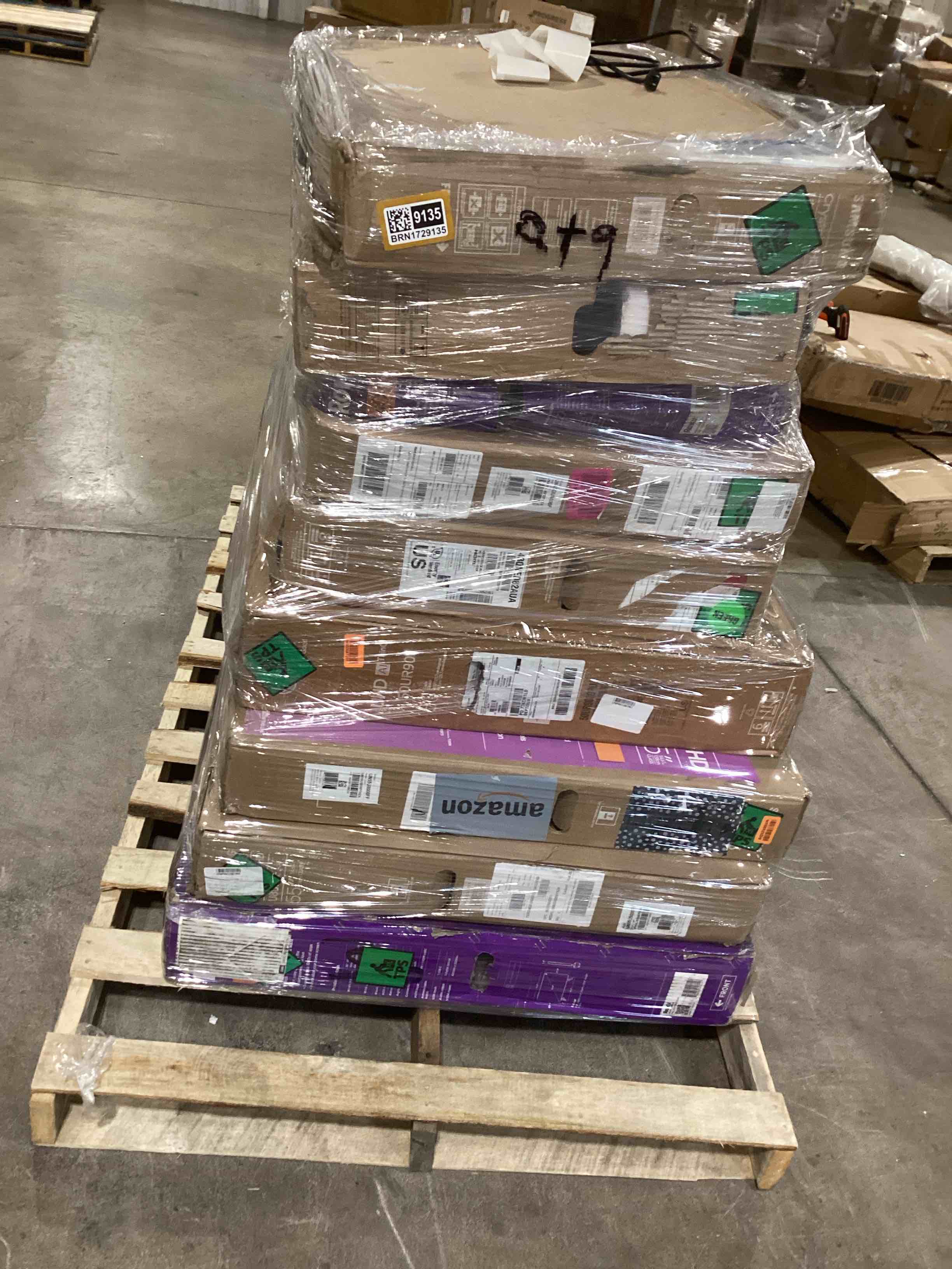 MISCELLANEOUS T.V. BRANDS for PARTS ONLY (9)