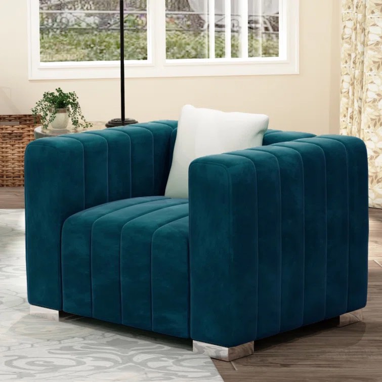 Clifford 35.4 velvet armchair