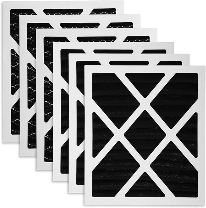 6 Packs Upgrade PN07126 MERV 13 Dehumidifier Carbon Filter Compatible with Sanidry Sedona Dehumidifier filter PN07126 Replacement Filter for Sanidry Actual Size 13.12 X 15.25 X 1.78"