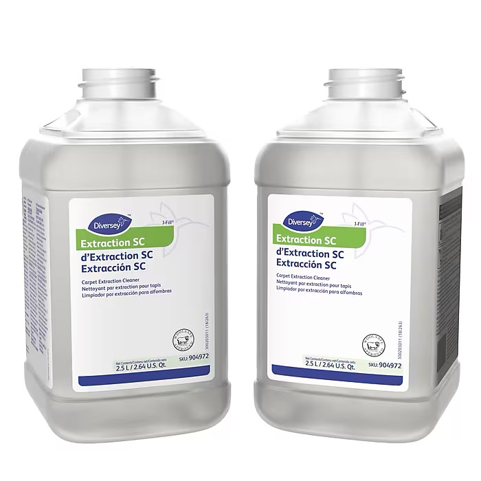 Diversey Extraction SC Multipurpose Cleaner for Diversey J-Fill, Fruity Fresh, 2.5 L / 2.64 U.S. Qt., 2/Carton 