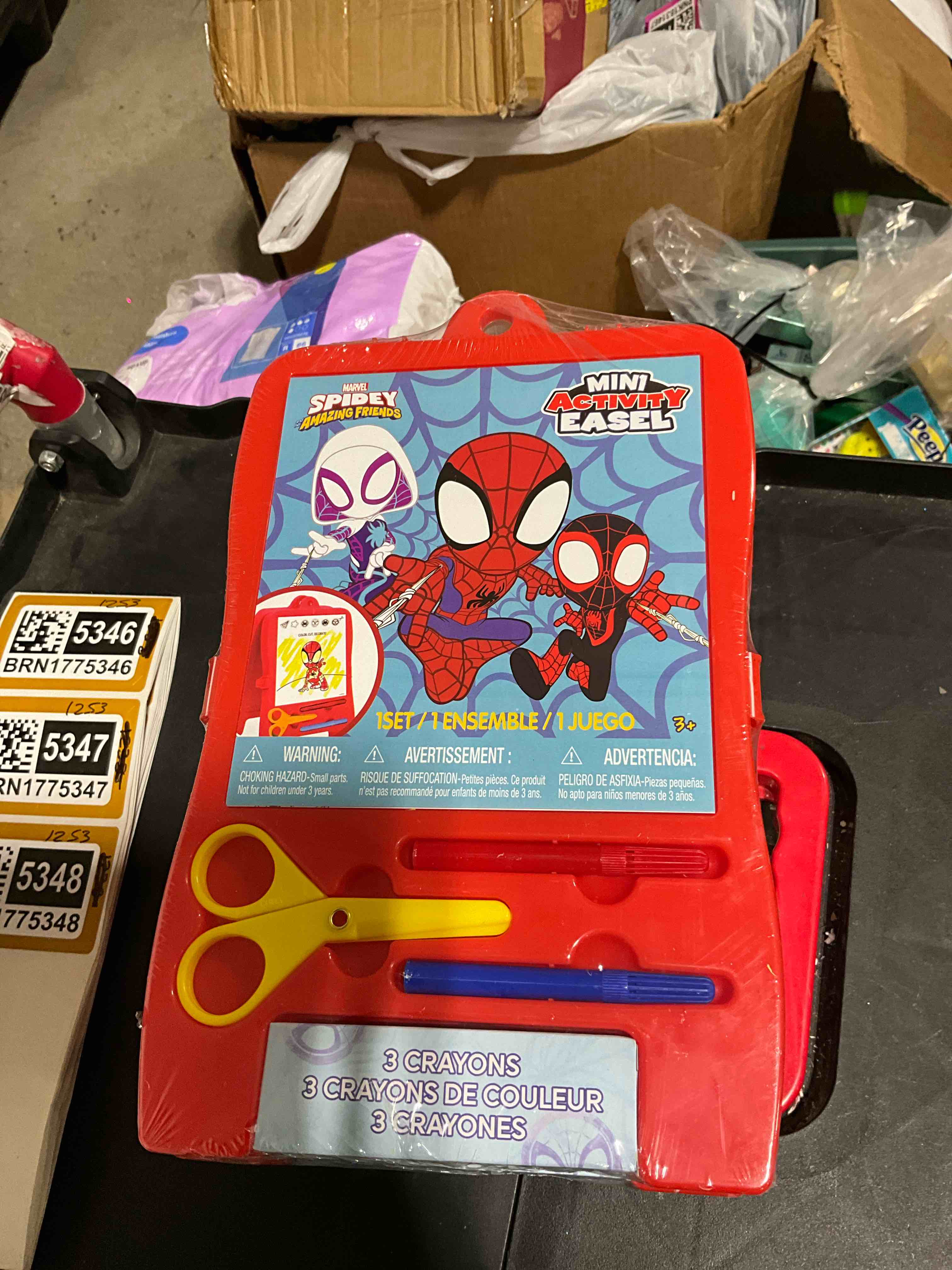Marvel Spidey And Friends Mini Activity Easel 