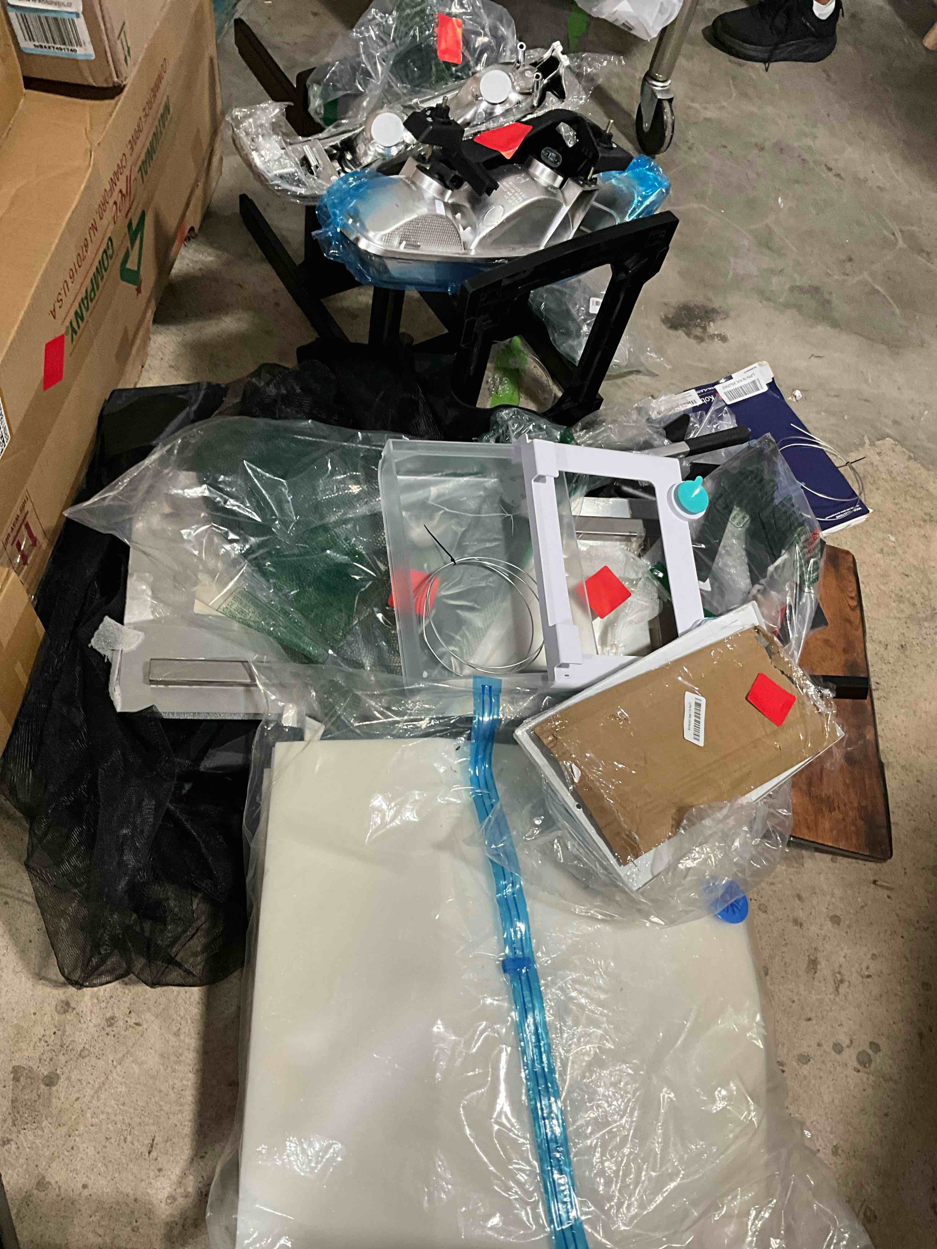 Assorted Foam, lights, Net and Other Items (1 Bid)