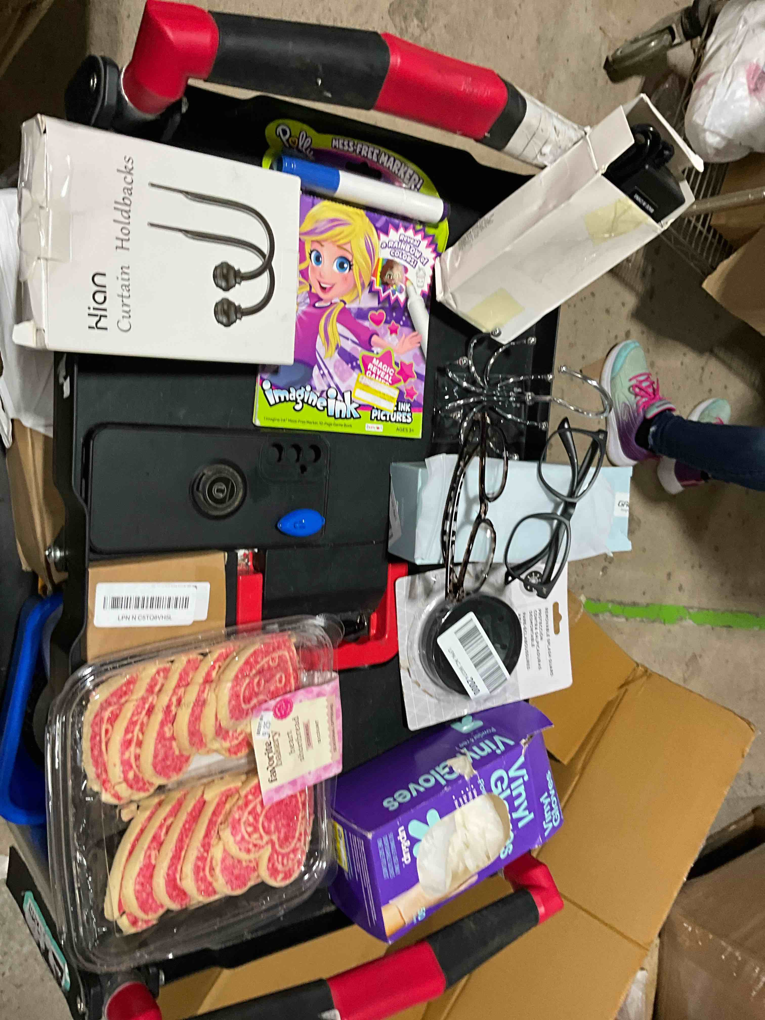 Assorted Hanger, Glasses, Gloves, Cookies and More