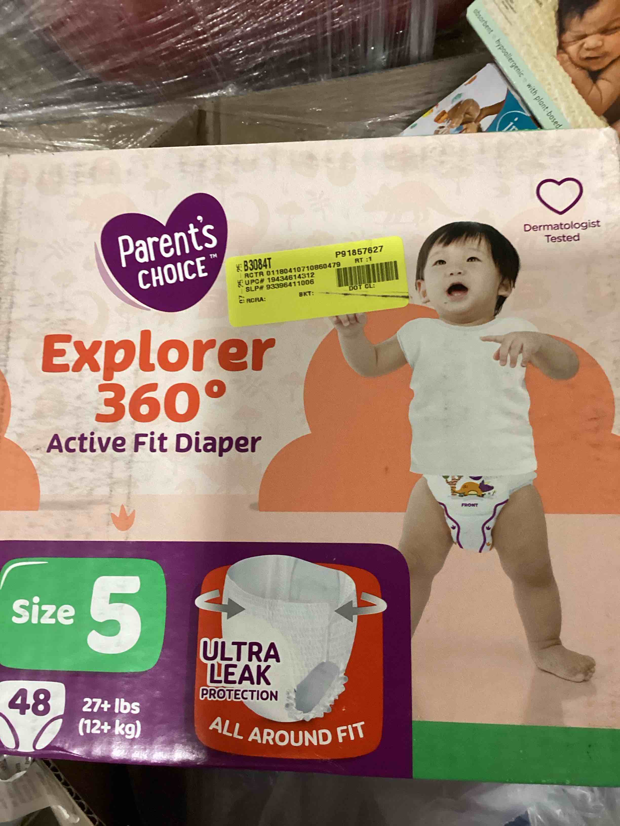 Explorer 360 Active Fit Diaper Pants, Size 5, 48 Count