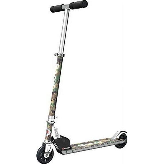 Razor A Kick Scooter - Special Edition Dino Camo Graphic, Aluminum, Foldable, for Child Ages 5+ 