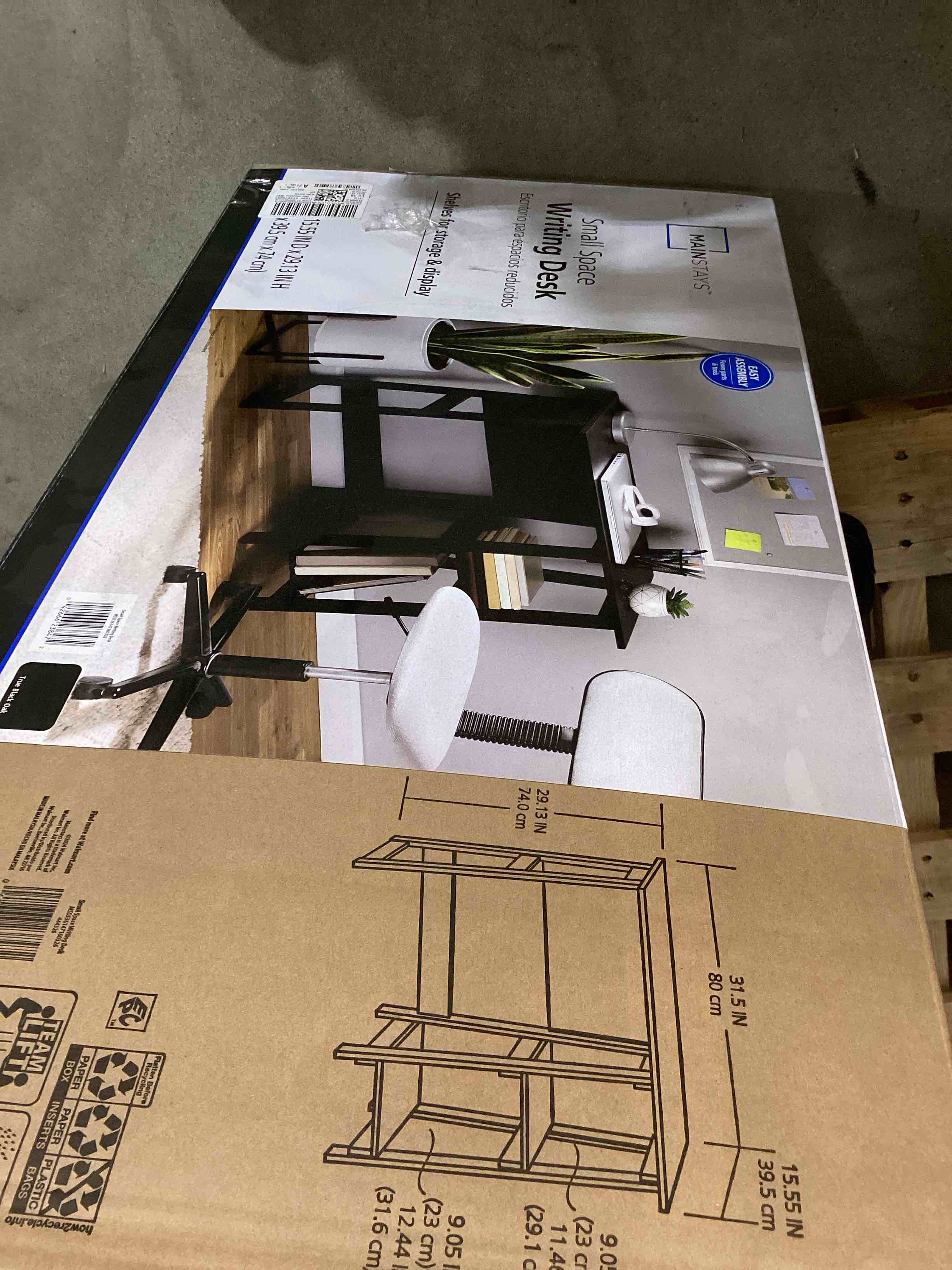 small space writing desk blank 