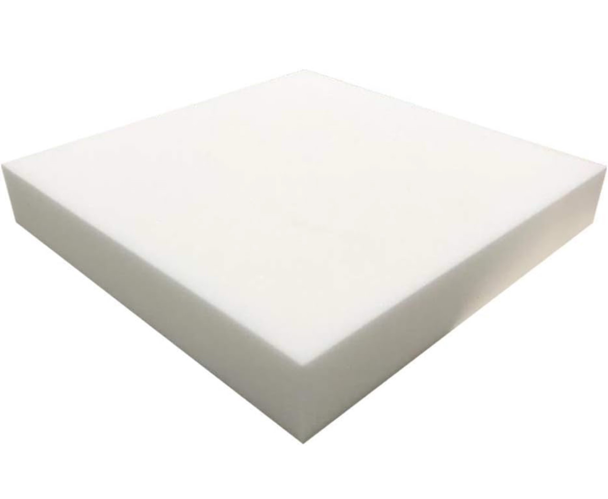  2" x 16" x 18" High Density Upholstery Foam, Chair Cushion Square Foam for Dining Chairs, Wheelchair Seat Cushion Replacement 3pk