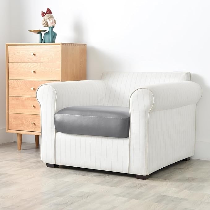 Sofa Leather Cushions Grey Set 9 pieces