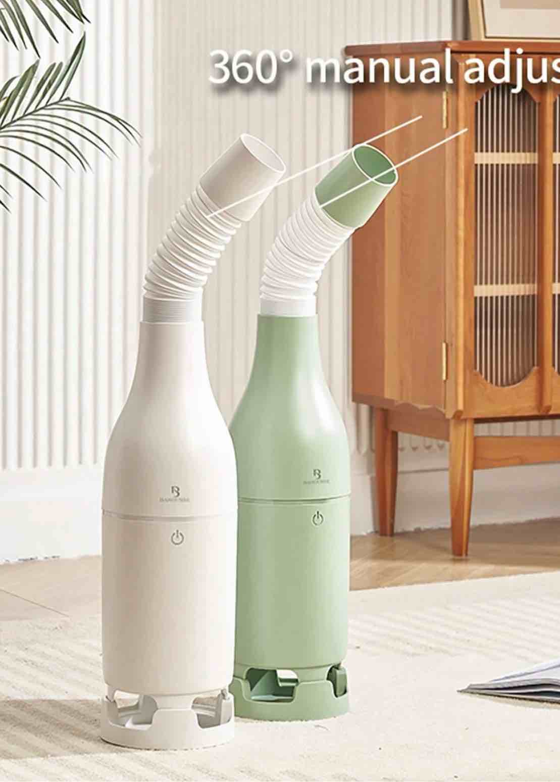 bamousse bamousse portable usb three-speed removable desktop circulation fan, 360° adjustable, used for air purification and odor removal for pets, outdoor use, in kitchen, bedroom, office and toilet