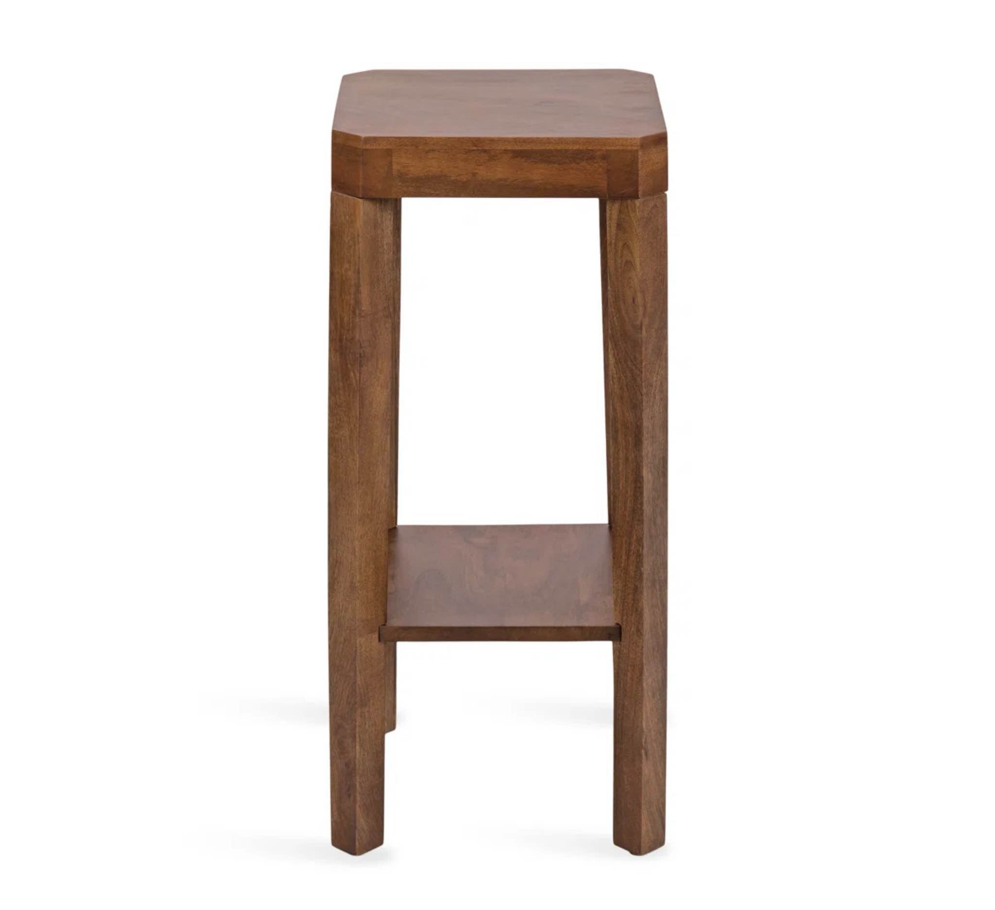 Ardentown Square Tiered Wood Drink Table