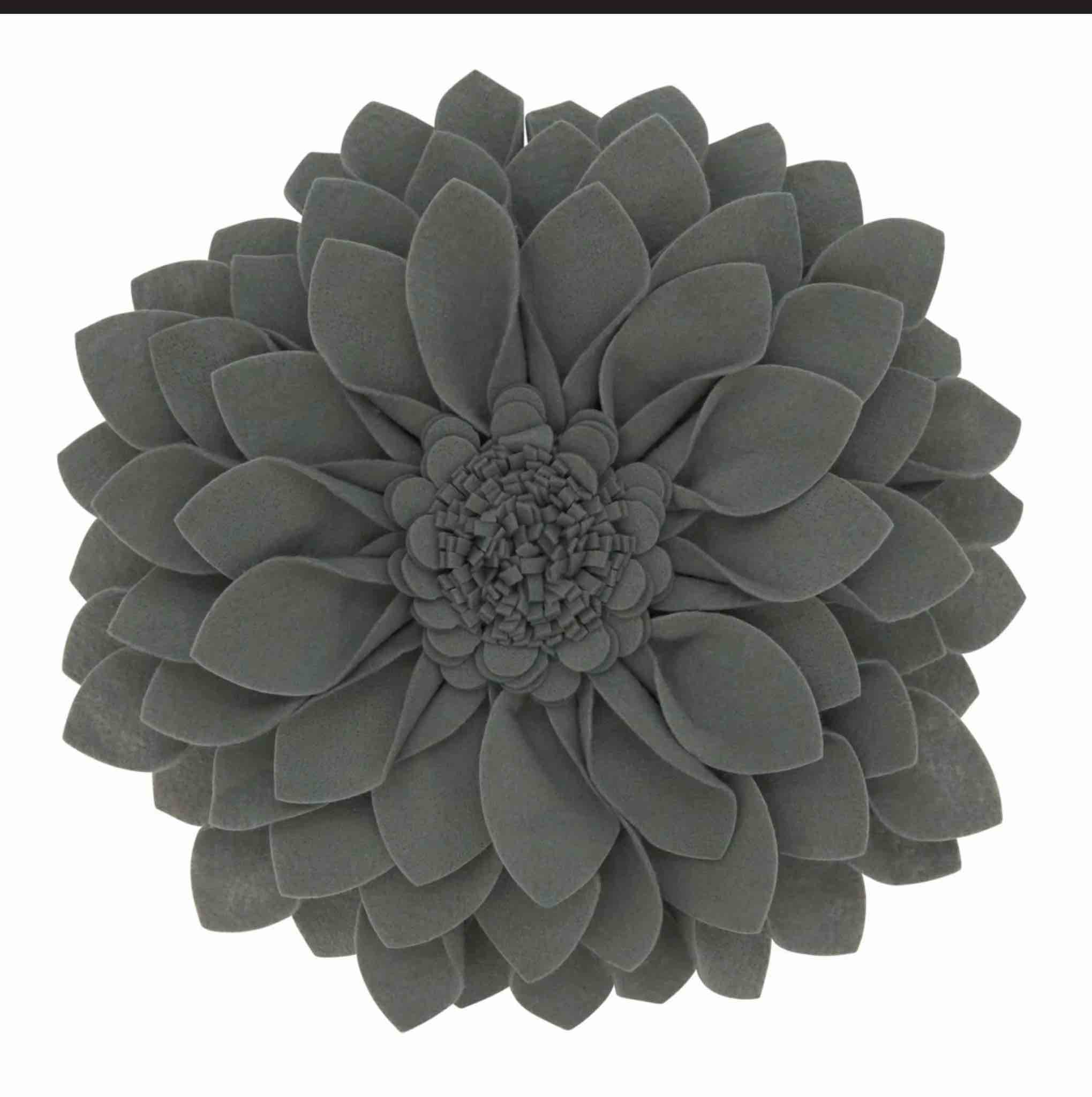 Fleur De Jardin Collection Ruffled Throw Pillow