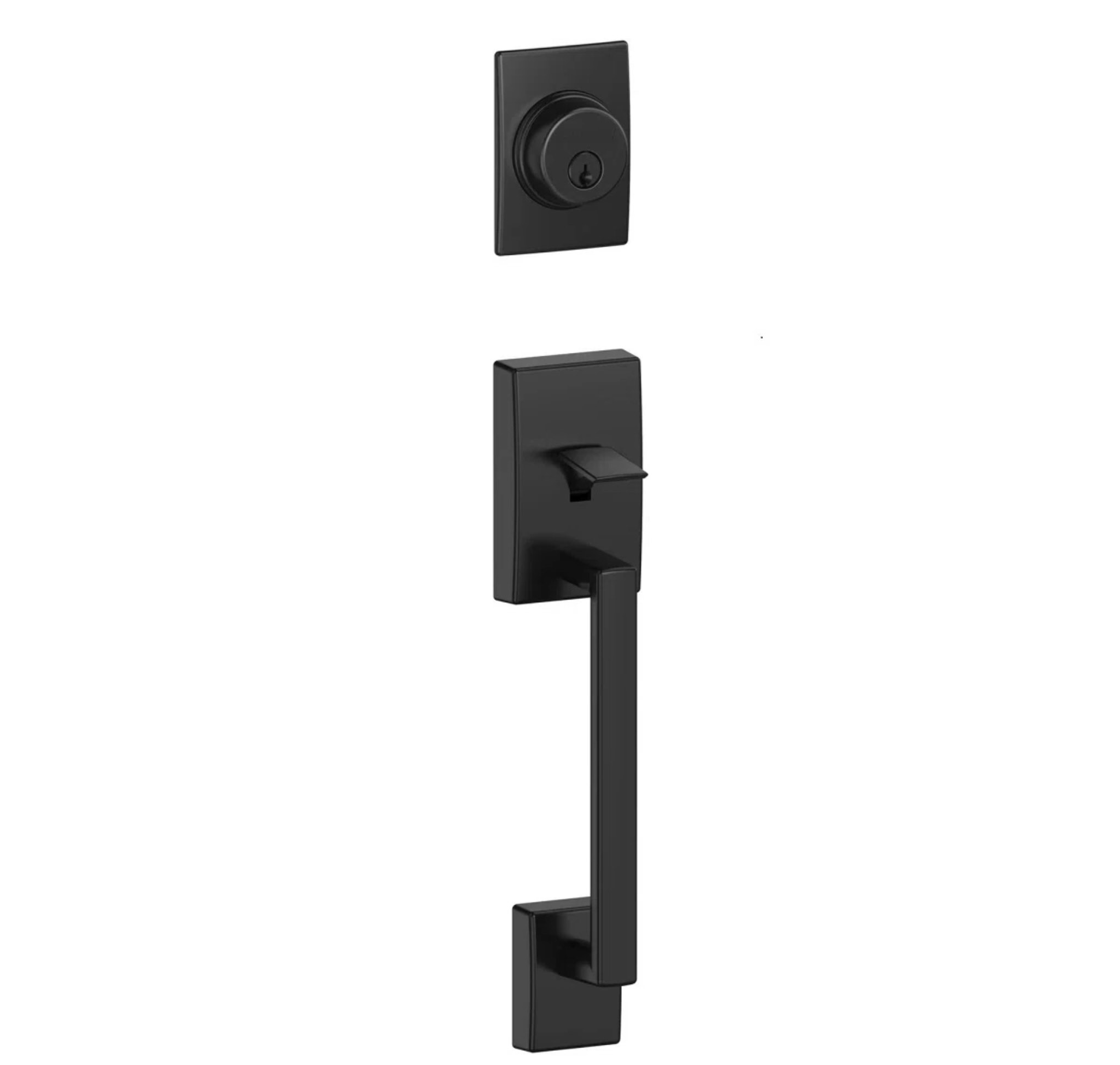 Century Inactive Exterior Dummy Entry Set (Interior Portion Sold Separately) mate black 