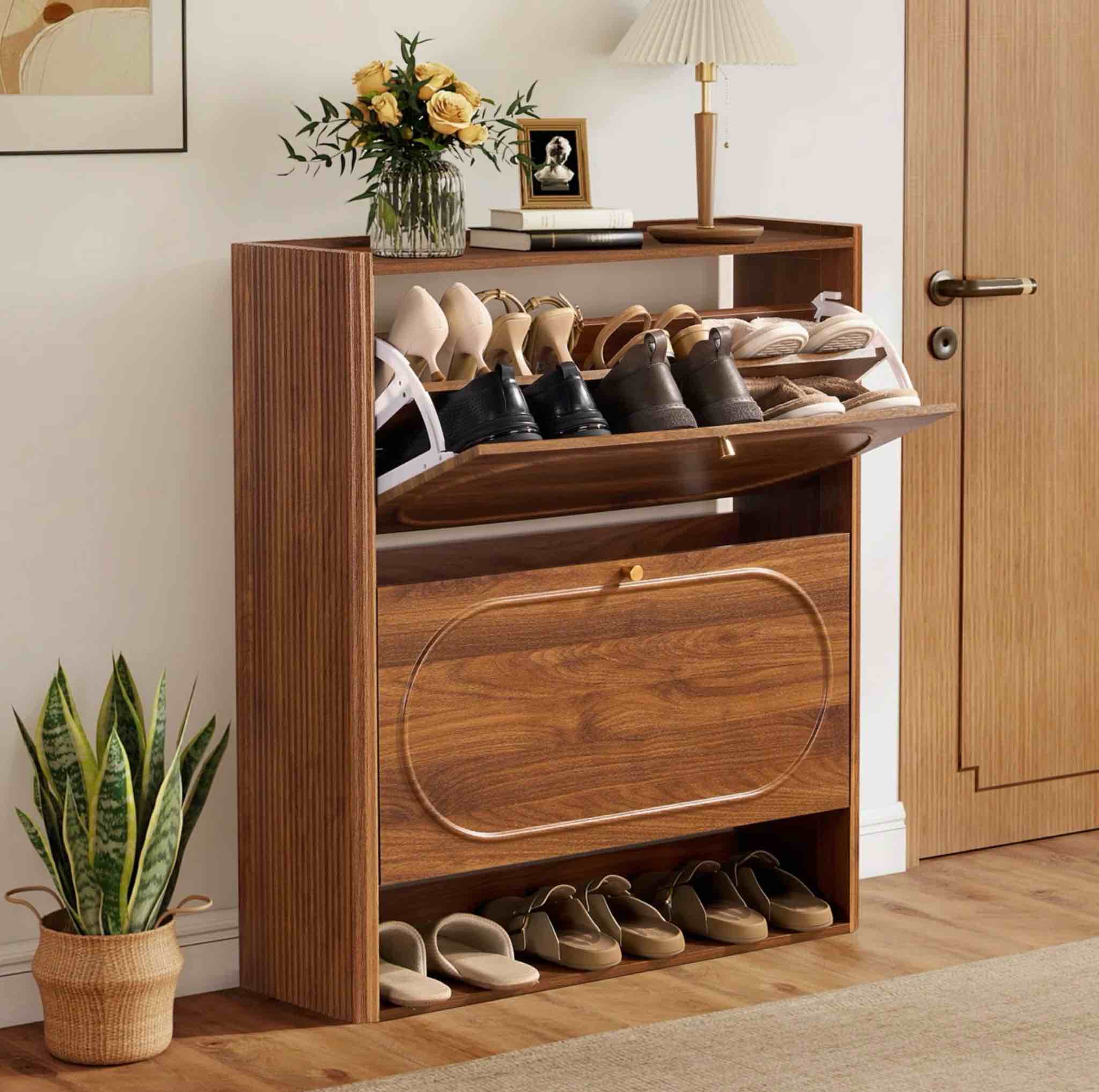 20 Pair Shoe Storage Cabinet