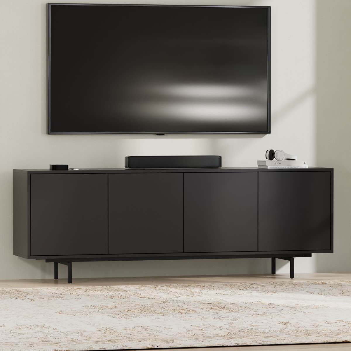 Cambridge 4 Door TV Stand for TVs up to 85"