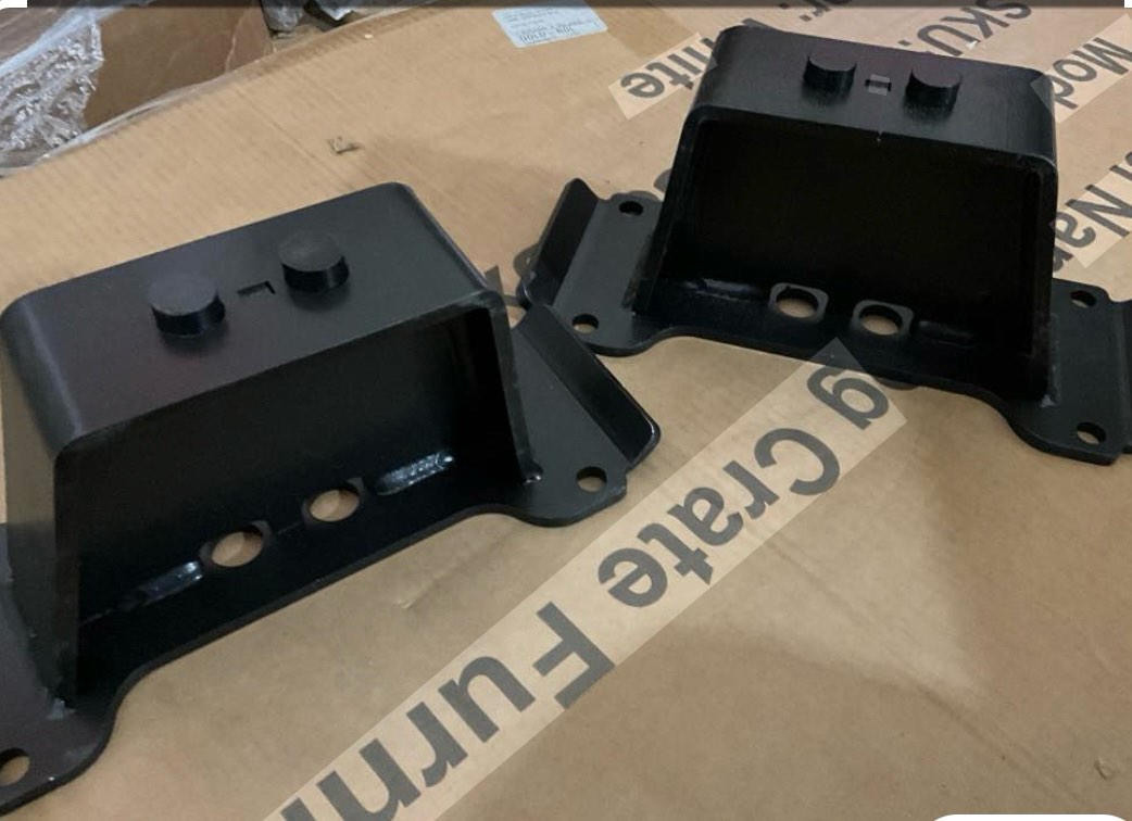 Mounting Bracket Heavy Duty Steel Powder Coated Black Part No. 94003733