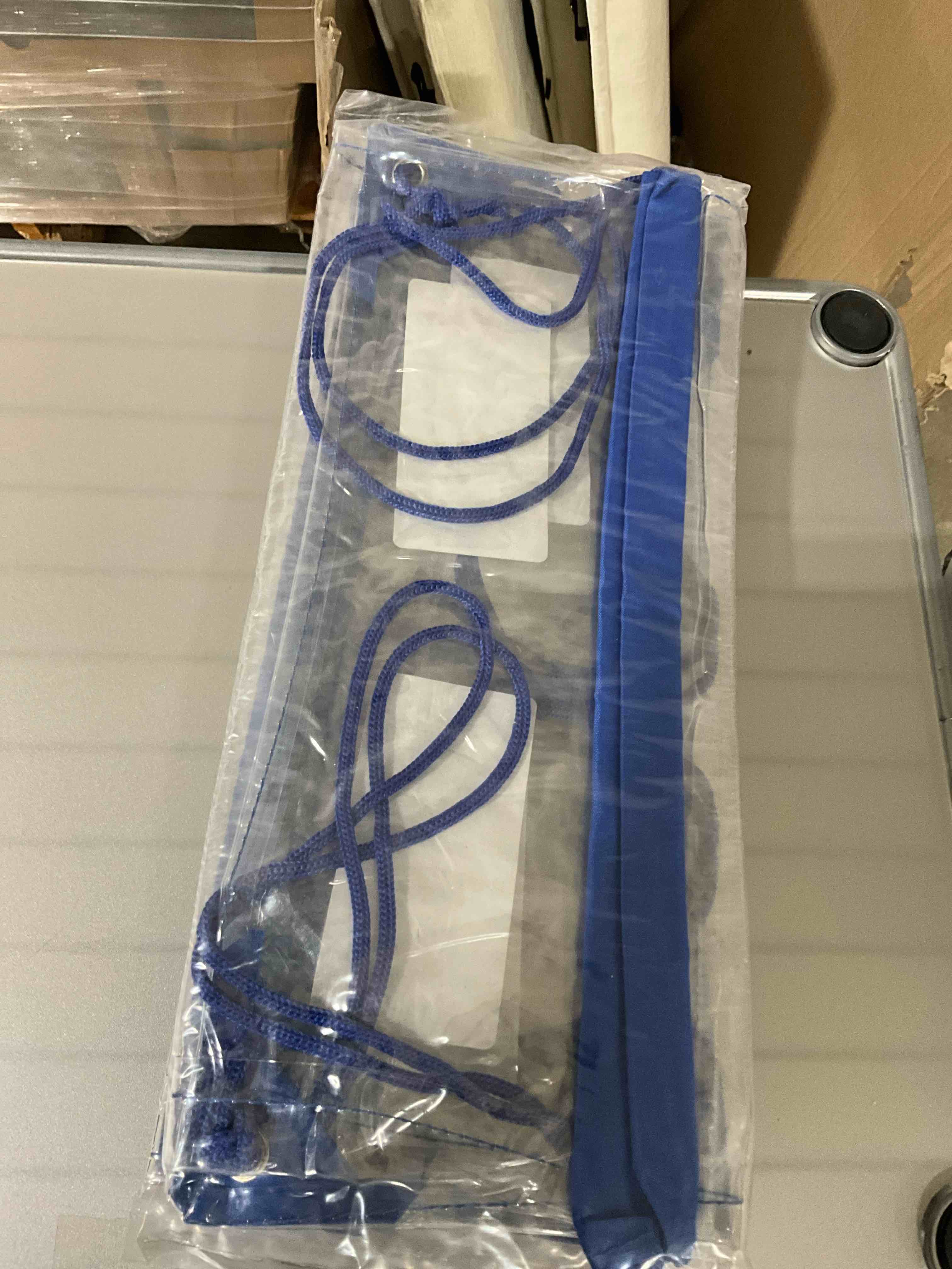 Clear Drawstring Bags, Waterproof Small Clear Bag for Stadium Colleges Sport Event Work Concert Security Approved
