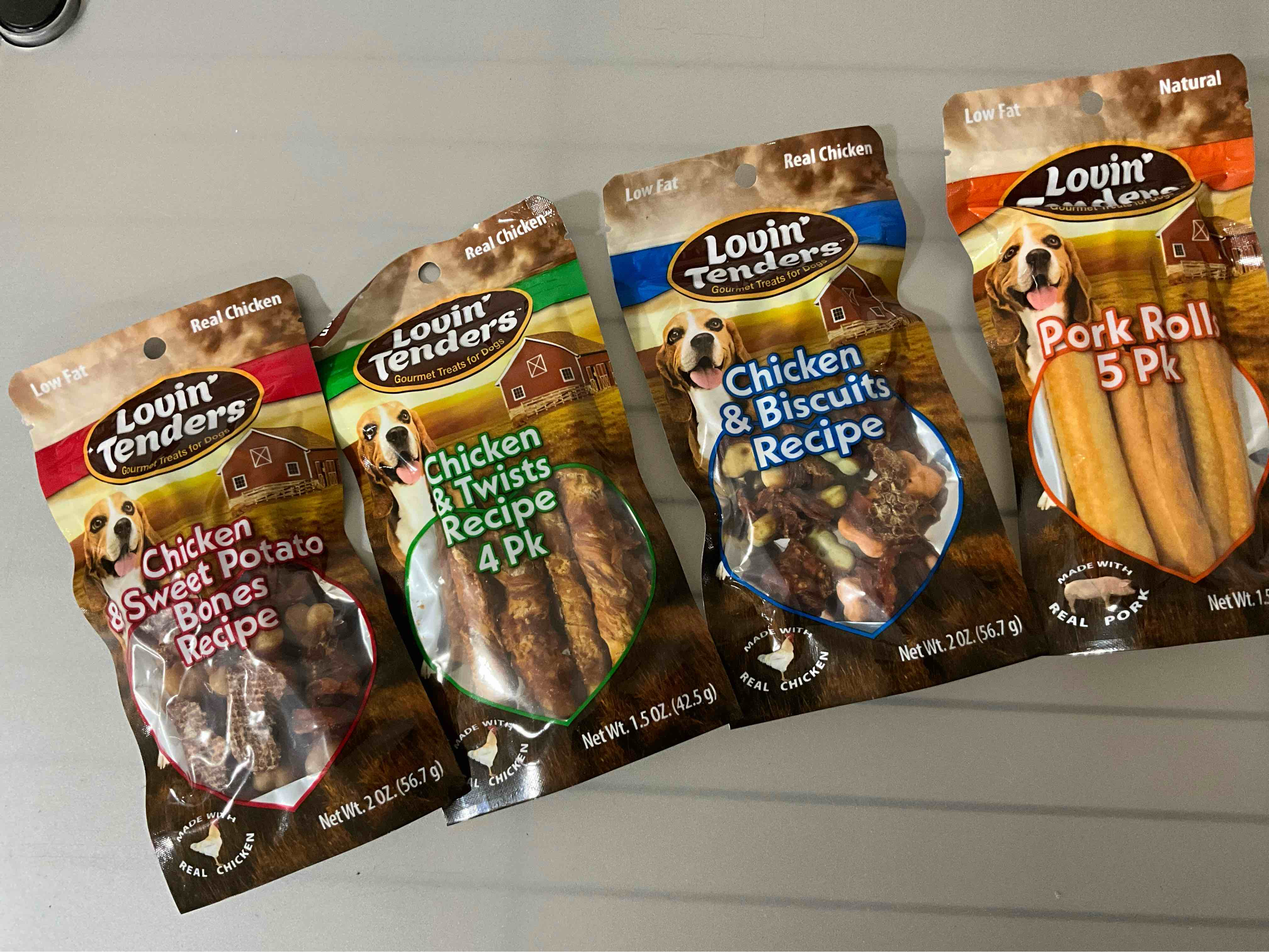 Assorted Lovin’ Tenders. Gourmet Treats For Dogs. 